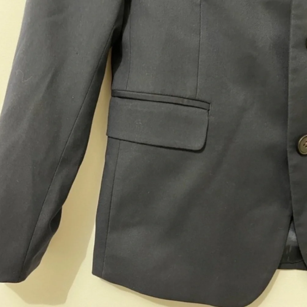 Lauren Ralph Lauren Boys Solid Classic Blazer Navy 12R